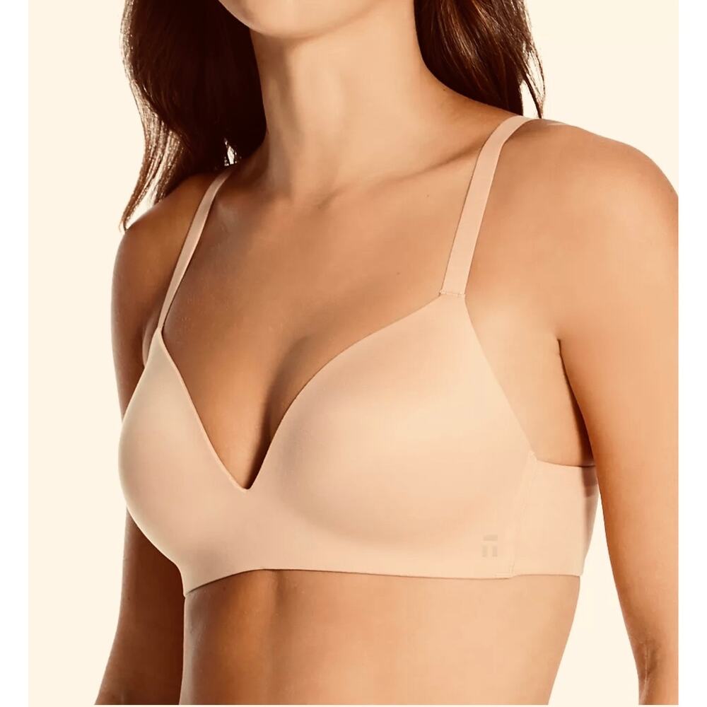 NWT Tommy John Second Skin Lightly Lined Wireless Bra Women's 36C Nude Everyday
